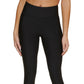 Leggings DKNY Hug &amp; Lift Sculpting 7/8 femininas, pretas, tamanho grande