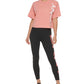 Camiseta feminina com logotipo DKNY laranja, tamanho GG