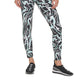 Leggings DKNY Sport Marble Print 7/8 Feminina Azul Tamanho Médio
