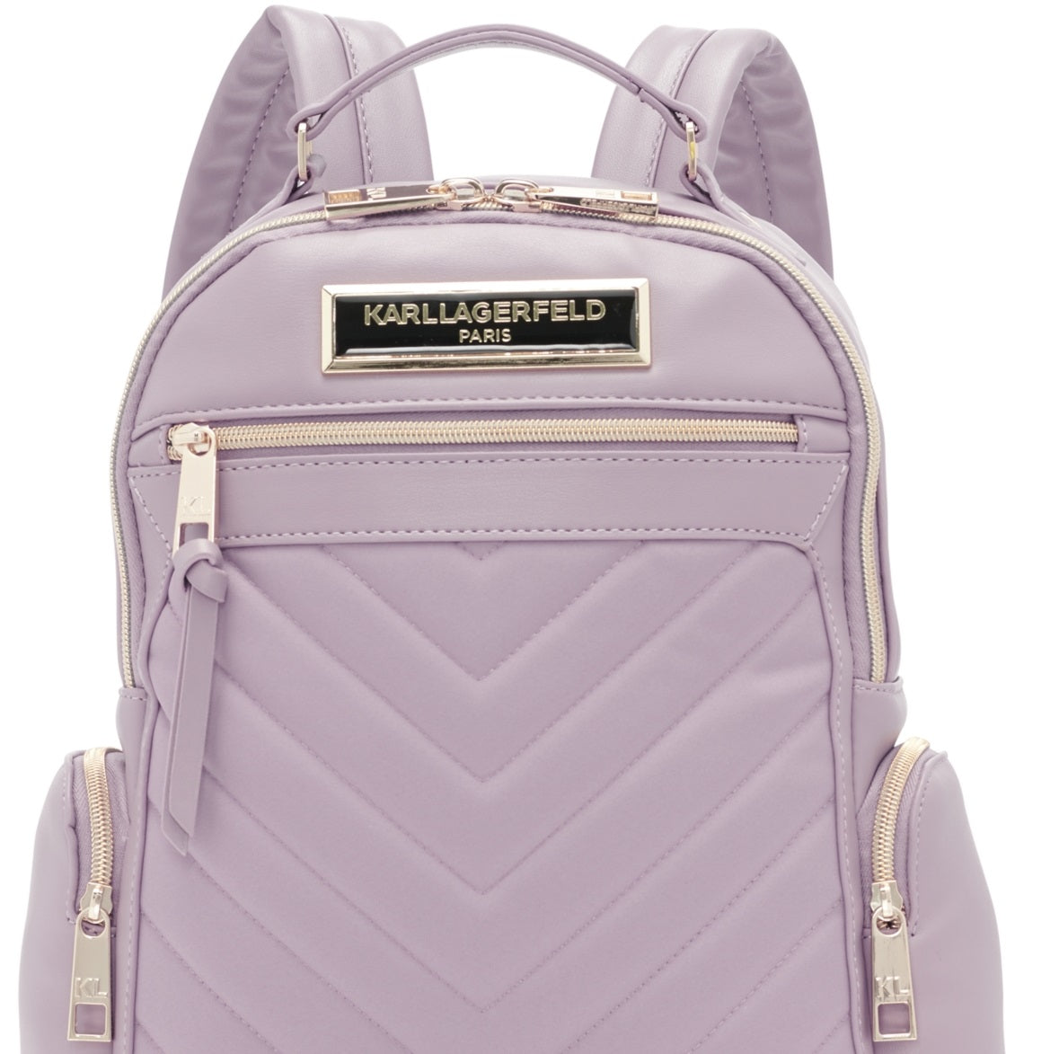 Mochila Chevron Karl Lagerfeld Paris Feminina Roxa Tamanho Regular