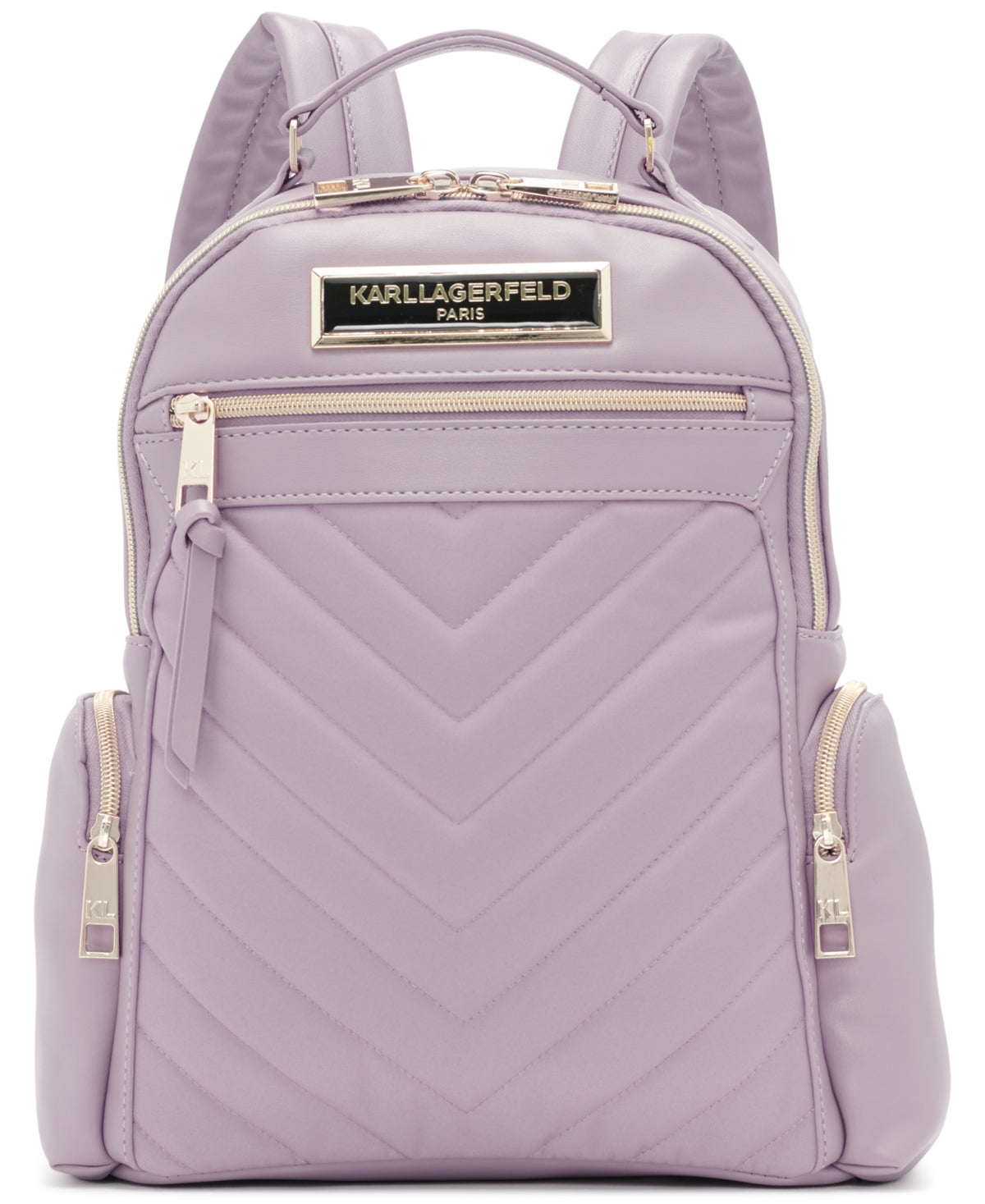 Mochila Chevron Karl Lagerfeld Paris Feminina Roxa Tamanho Regular