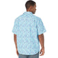 Camisa Tommy Bahama Poolside Tiles Masculina Azul Tamanho XXXL