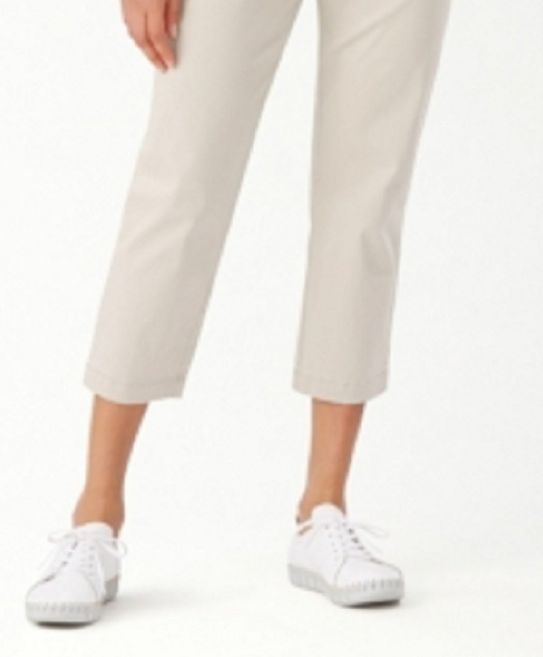 Calça curta feminina Tommy Bahama, branca, tamanho 12