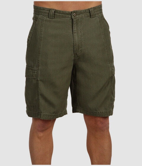 Tommy Bahama Shorts Cargo Masculino Key Grip Verde Tamanho 33