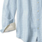 Camisa xadrez de linho Tommy Bahama Ventana masculina, azul, tamanho médio