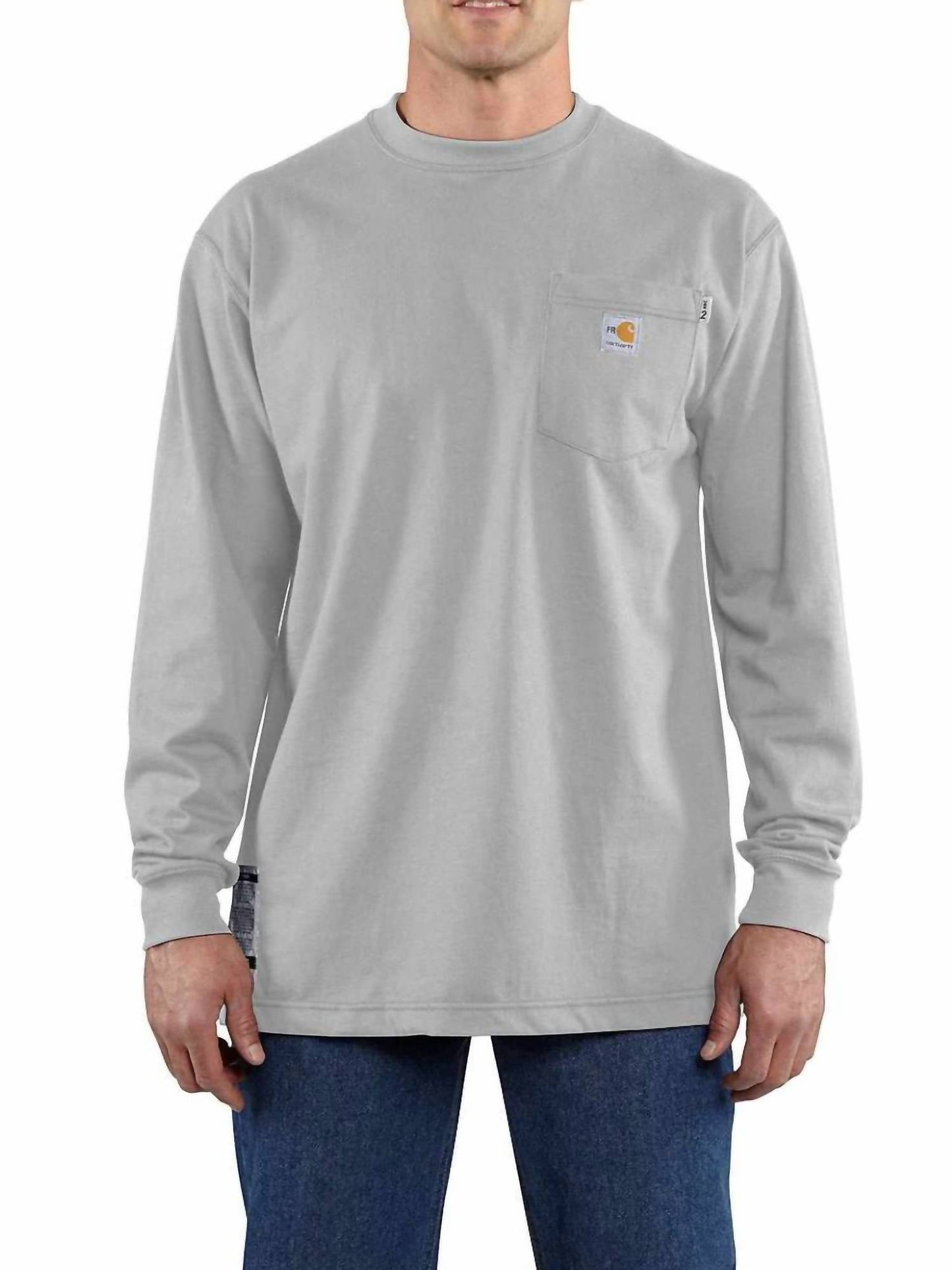 Carhartt - Men's Flame Resistant Cotton Long Sleeve T-shirt - Plus