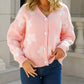 Doublju - Flower Pattern Sweater