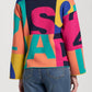 Apny - Graphic Graffiti Pullover Sweater