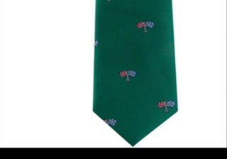 Tommy Hilfiger Toddler &amp; Little Boys Racing Silk Tie Verde Tamanho Único