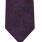Gravata Paisley com Design Clássico Masculino Michael Kors Vermelha Tamanho Regular