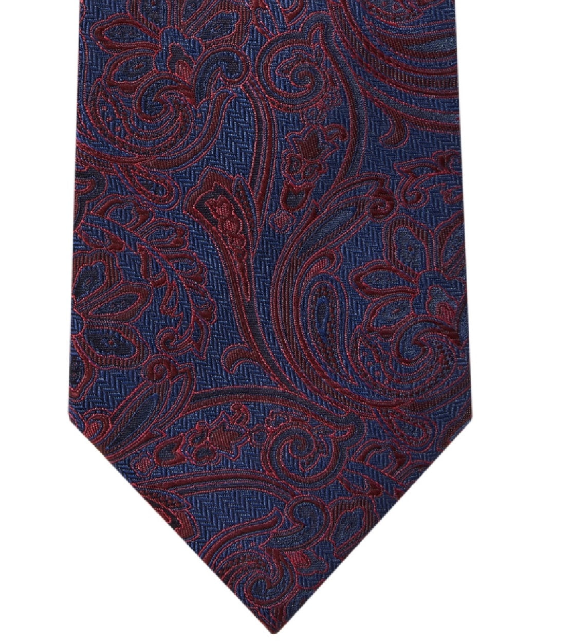 Gravata Paisley com Design Clássico Masculino Michael Kors Vermelha Tamanho Regular