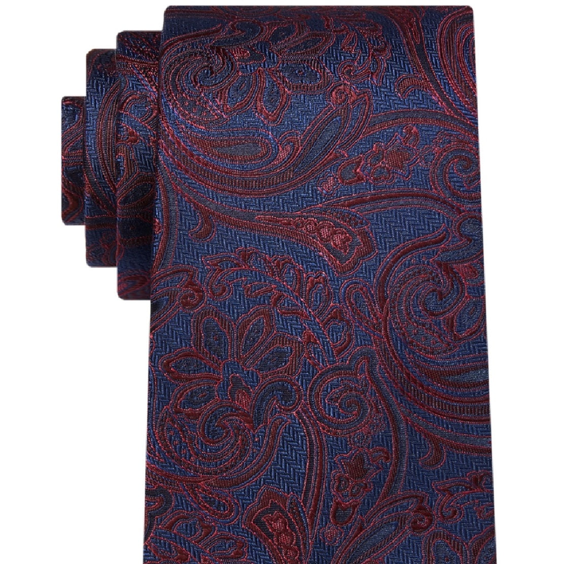 Gravata Paisley com Design Clássico Masculino Michael Kors Vermelha Tamanho Regular