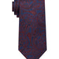 Gravata Paisley com Design Clássico Masculino Michael Kors Vermelha Tamanho Regular