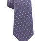 Gravata fina masculina Michael Kors Paisley cinza tamanho regular