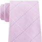 Gravata profissional de seda Michael Kors Elijah masculina, rosa, tamanho regular