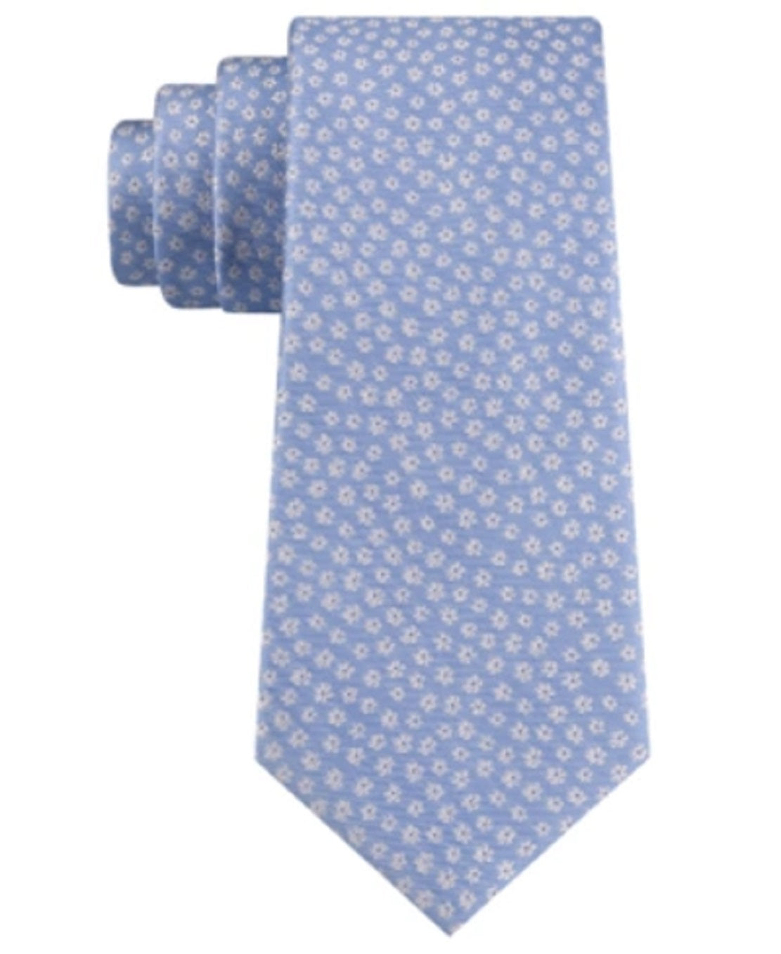 Gravata Tommy Hilfiger Masculina Mini Floral Azul Tamanho Regular