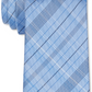 Calvin Klein Diffuse Shadow Plaid Slim Tie Azul Masculino Tamanho Único