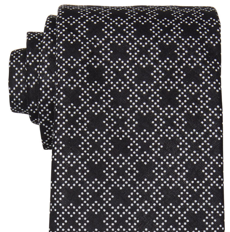 Gravata Calvin Klein X Crossing Geo Masculina Preta Tamanho Único