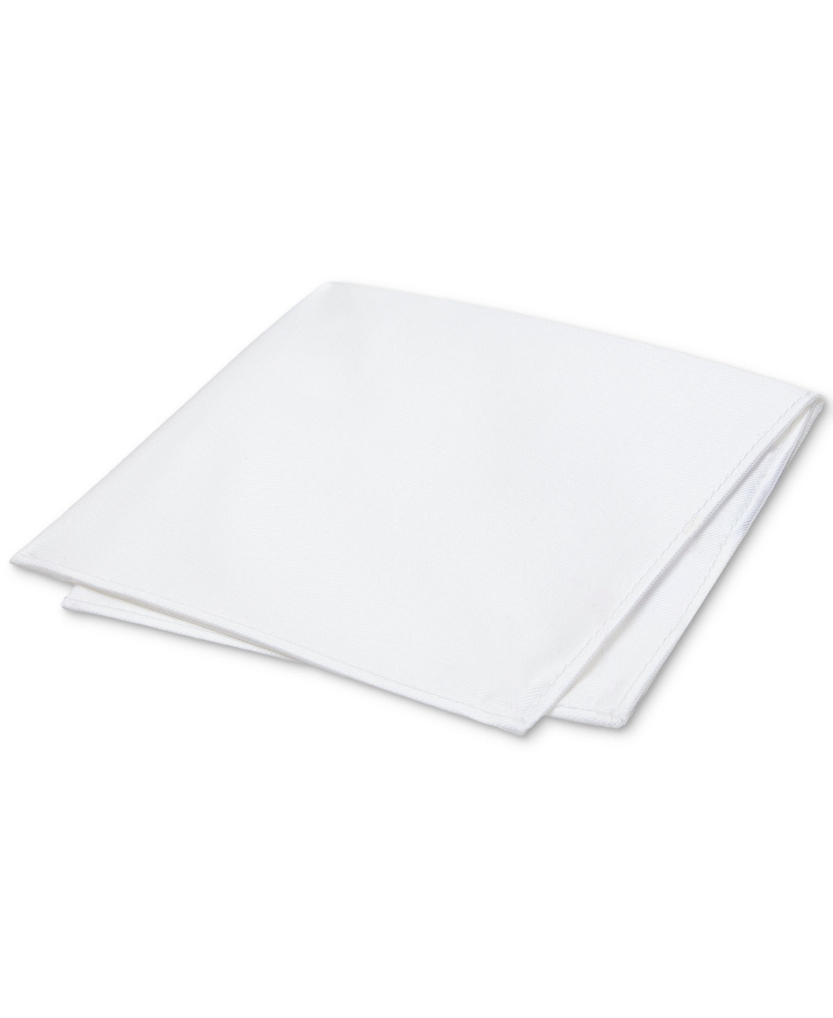 Lenço de bolso Calvin Klein Unison masculino, branco, tamanho regular