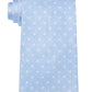 Gravata Masculina Michael Kors com Estampa de Bolinhas Texturizada Azul Tamanho Regular