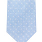 Gravata Masculina Michael Kors com Estampa de Bolinhas Texturizada Azul Tamanho Regular