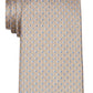 Gravata de seda clássica masculina Michael Kors, marrom, tamanho regular