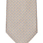 Gravata de seda clássica masculina Michael Kors, marrom, tamanho regular