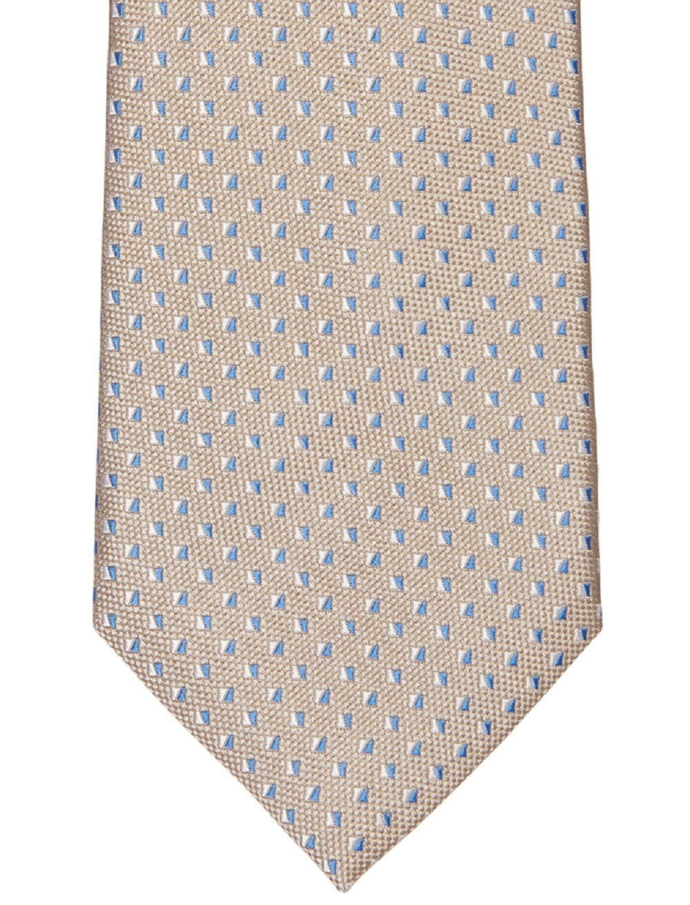 Gravata de seda clássica masculina Michael Kors, marrom, tamanho regular