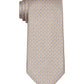 Gravata de seda clássica masculina Michael Kors, marrom, tamanho regular