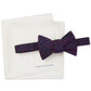 Conjunto de gravata borboleta pré-amarrada e lenço de bolso liso masculino Tommy Hilfiger, tamanho regular, vermelho