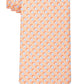 Gravata quadrada Michael Kors Classic Shadow Masculina Laranja Tamanho Regular