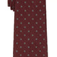Gravata Michael Kors Masculina Classic Dot Print Vermelha Tamanho Regular