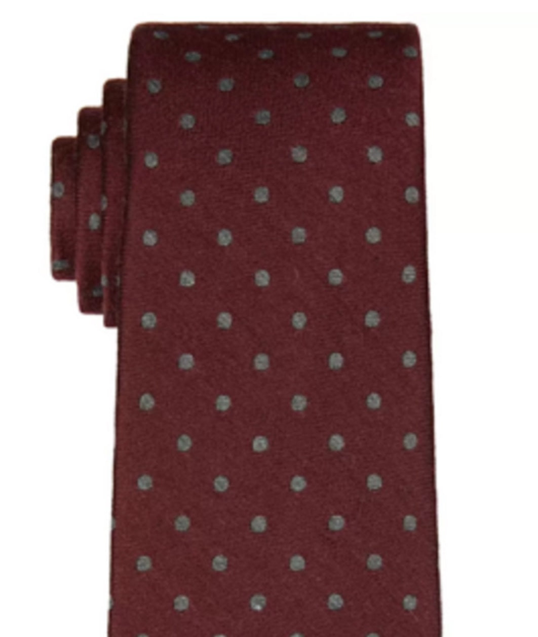 Gravata Michael Kors Masculina Classic Dot Print Vermelha Tamanho Regular