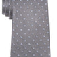 Michael Kors Masculino Classic Pip Neat Tie Cinza Tamanho Regular