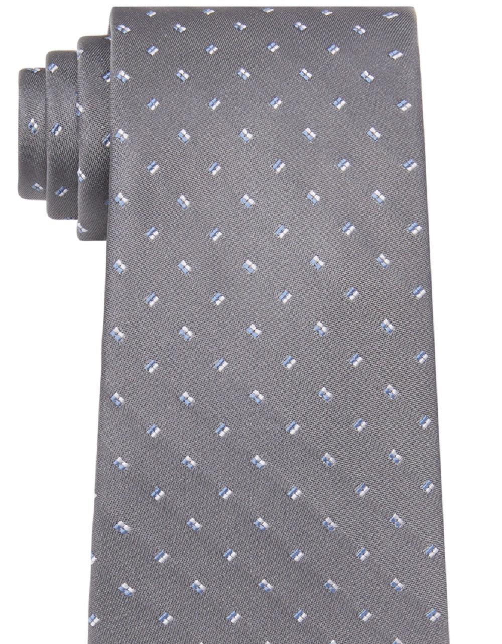 Michael Kors Masculino Classic Pip Neat Tie Cinza Tamanho Regular