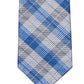 Gravata Calvin Klein Masculina Modern Glen Plaid Azul Tamanho Regular