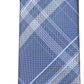 Calvin Klein Gravata Pinpoint Grid Masculina Azul Tamanho Único