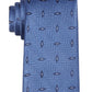 Calvin Klein Saucer Slim Herringbone Geo Tie Azul Masculino Tamanho Regular