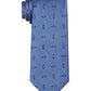 Calvin Klein Saucer Slim Herringbone Geo Tie Azul Masculino Tamanho Regular