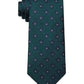 Gravata Tommy Hilfiger Hunter Medallion Masculina Verde Tamanho Regular