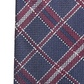 Gravata xadrez masculina Tommy Hilfiger Bold Leo vermelha tamanho regular