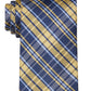Gravata Tommy Hilfiger Miami Check Masculina Amarela Tamanho Regular
