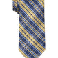Gravata Tommy Hilfiger Miami Check Masculina Amarela Tamanho Regular