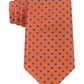 Gravata de seda estampada Tommy Hilfiger Coreneat II masculina, laranja, tamanho regular