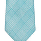 Gravata xadrez masculina Michael Kors verde tamanho regular