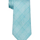 Gravata xadrez masculina Michael Kors verde tamanho regular