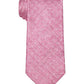 Gravata Masculina Michael Kors com Estampa Geométrica Rosa Tamanho Regular