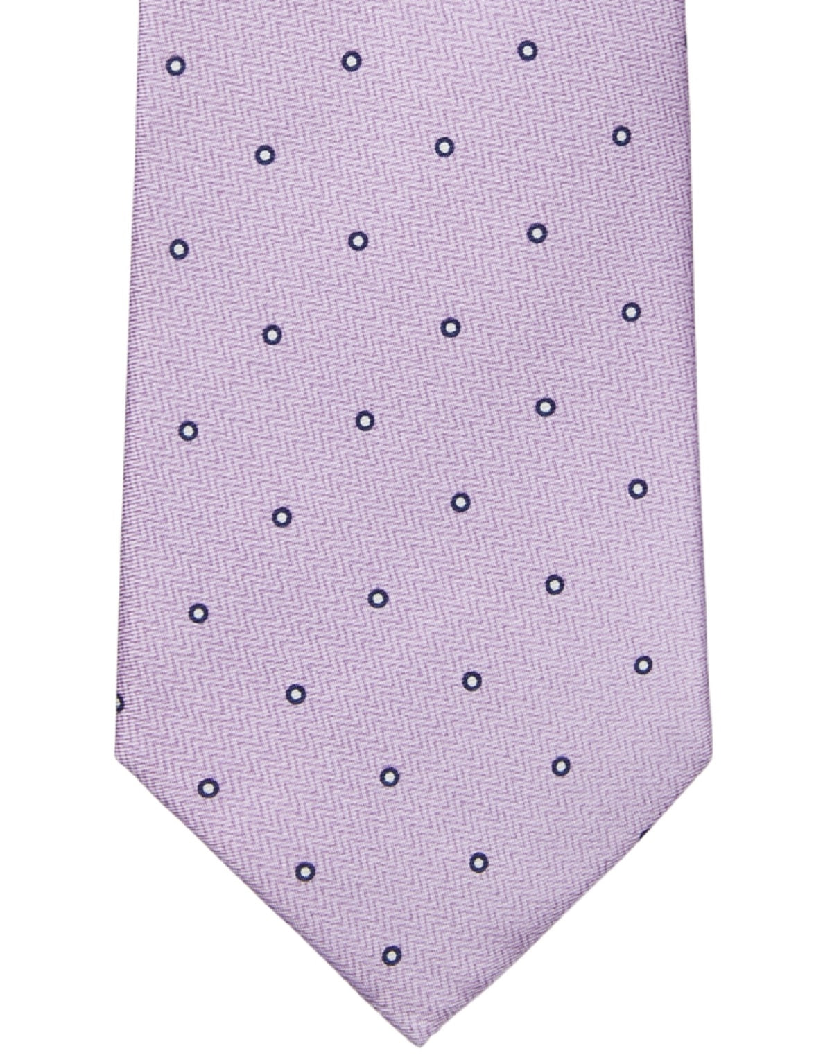 Gravata com estampa circular texturizada masculina Michael Kors, roxa, tamanho regular