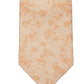 Gravata masculina Michael Kors com estampa botânica texturizada e tonal, laranja, tamanho regular