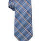 Gravata xadrez aberta masculina Michael Kors laranja tamanho regular